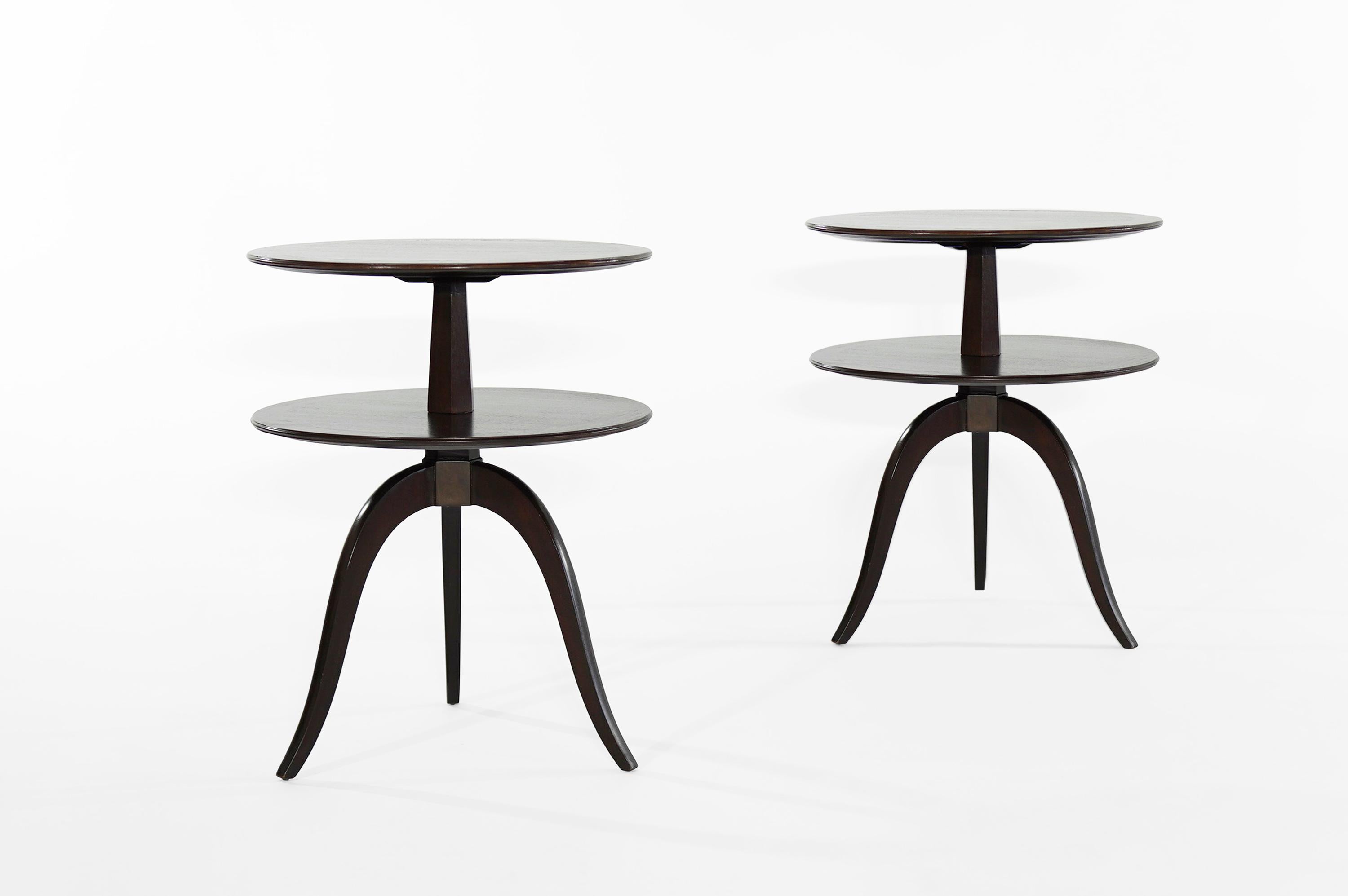 American Set of Side Tables by Paul Frankl for Brown Saltman, circa 1950s