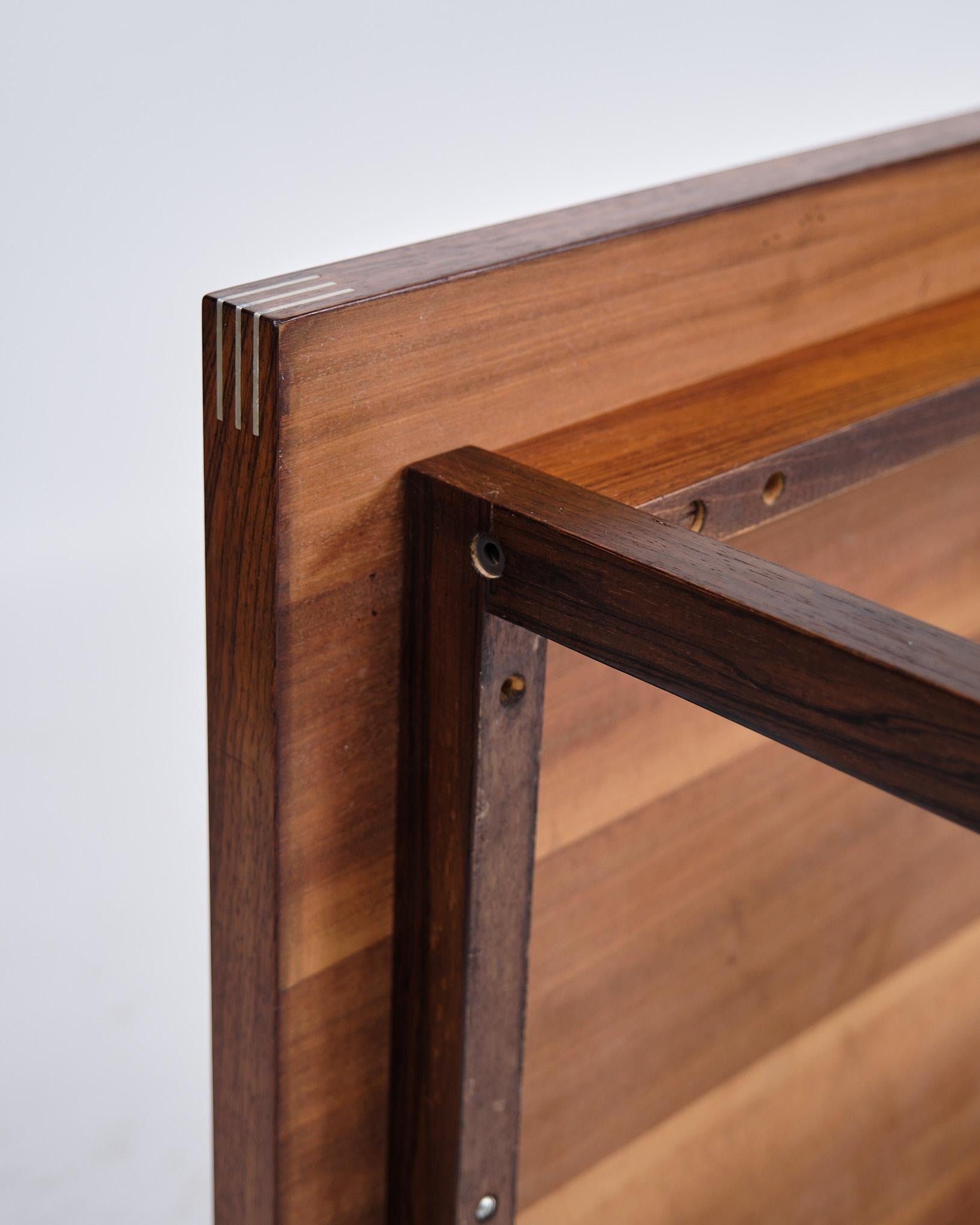 Ensemble de tables d'appoint en bois de rose par Rud Thygesen pour Heltborg Furniture dans les années 1960 en vente 3