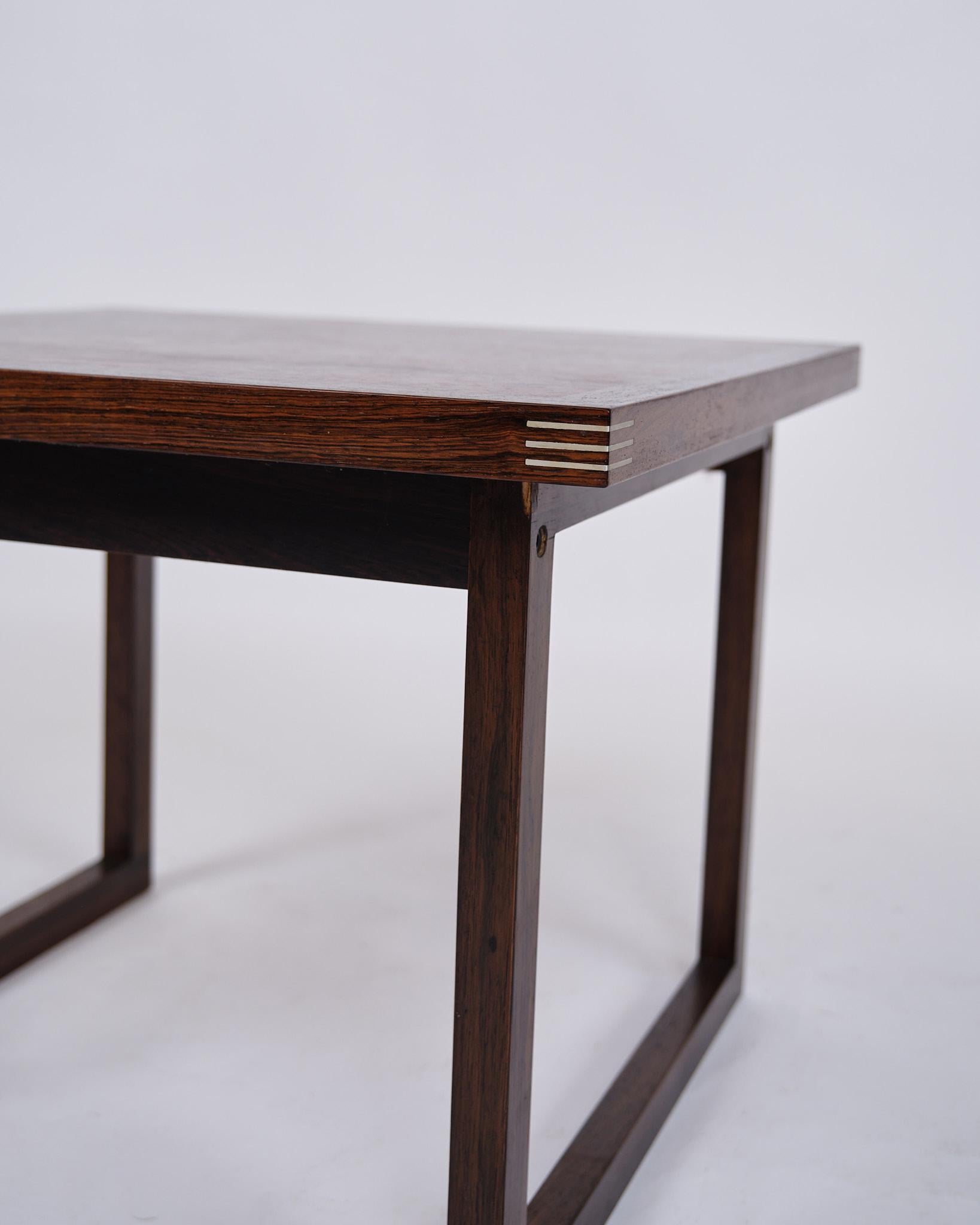 Ensemble de tables d'appoint en bois de rose par Rud Thygesen pour Heltborg Furniture dans les années 1960 en vente 1