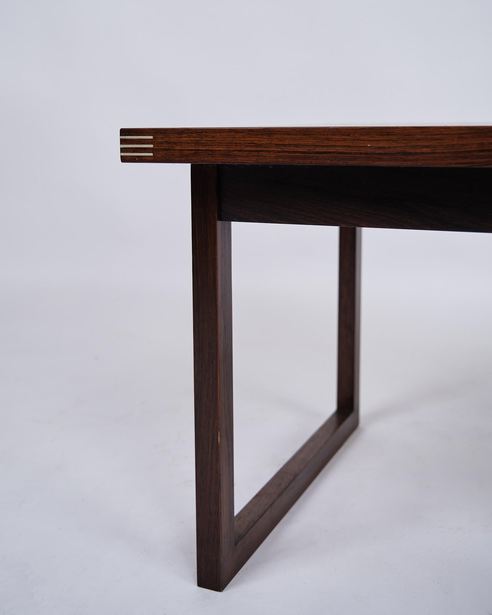 Ensemble de tables d'appoint en bois de rose par Rud Thygesen pour Heltborg Furniture dans les années 1960 en vente 2