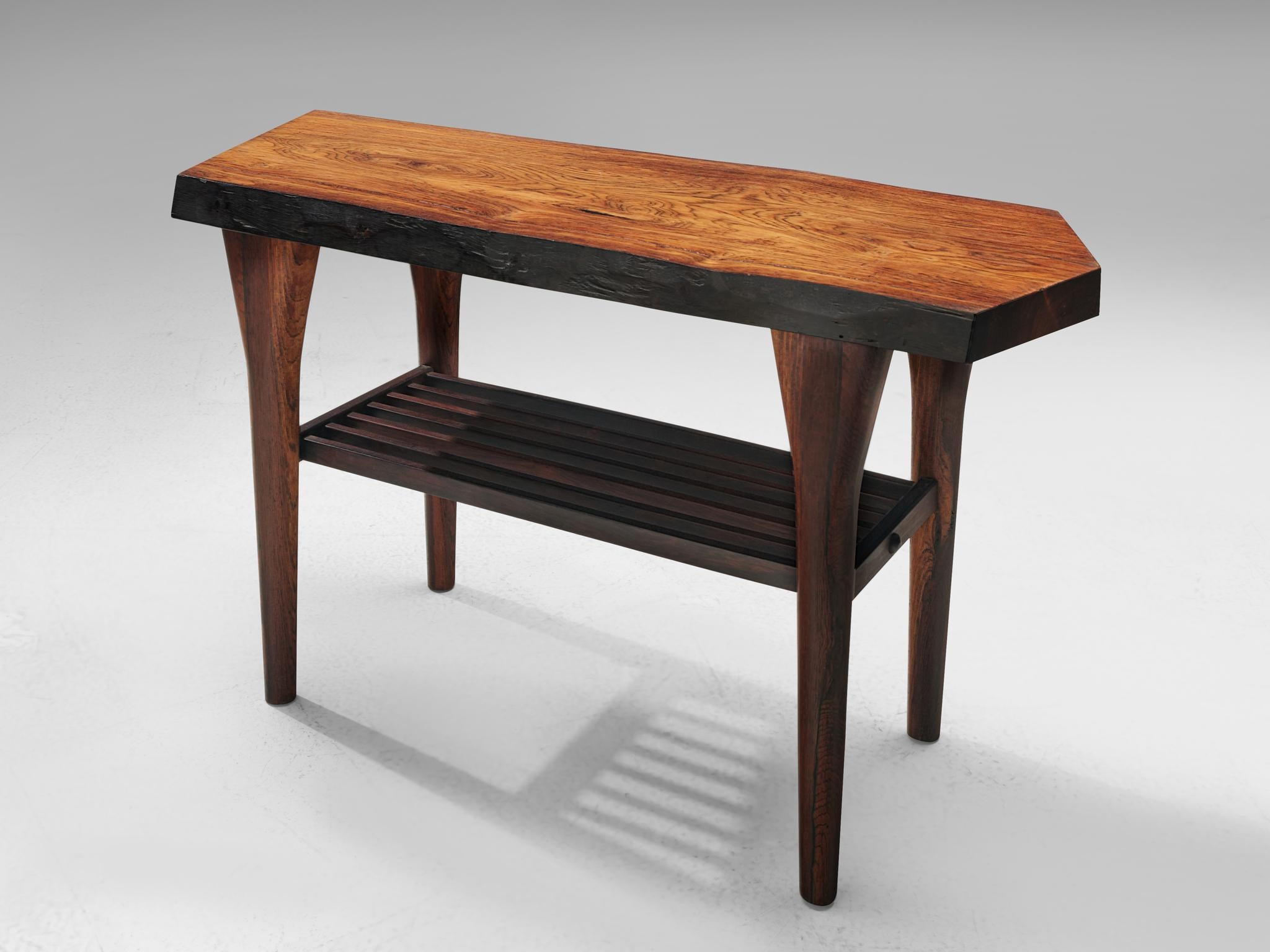 Late 20th Century Set of Side Tables in Rosewood