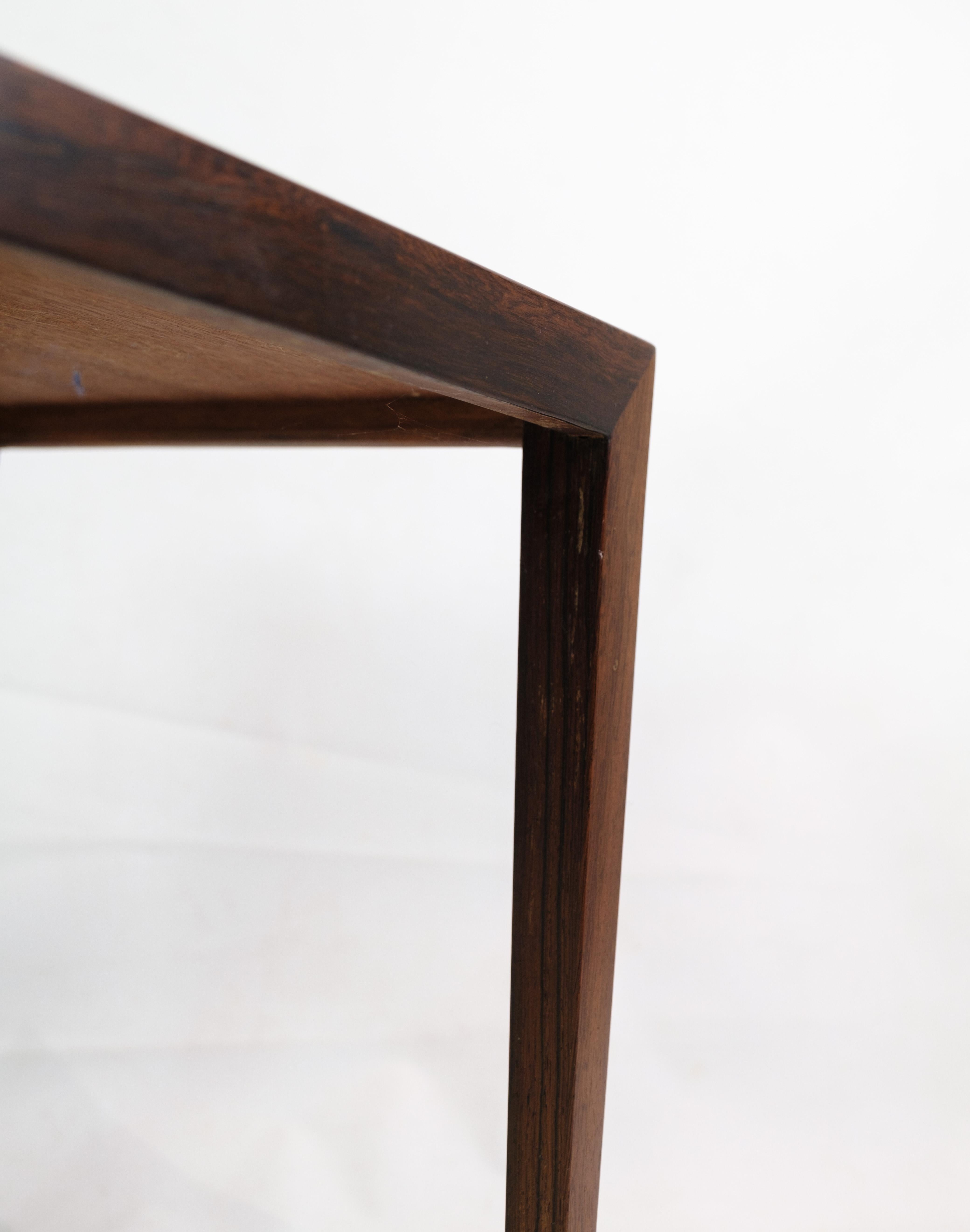 Set of Side Tables In Rosewood, Model 34A, Designed By Severin Hansen From 1960s For Sale 1