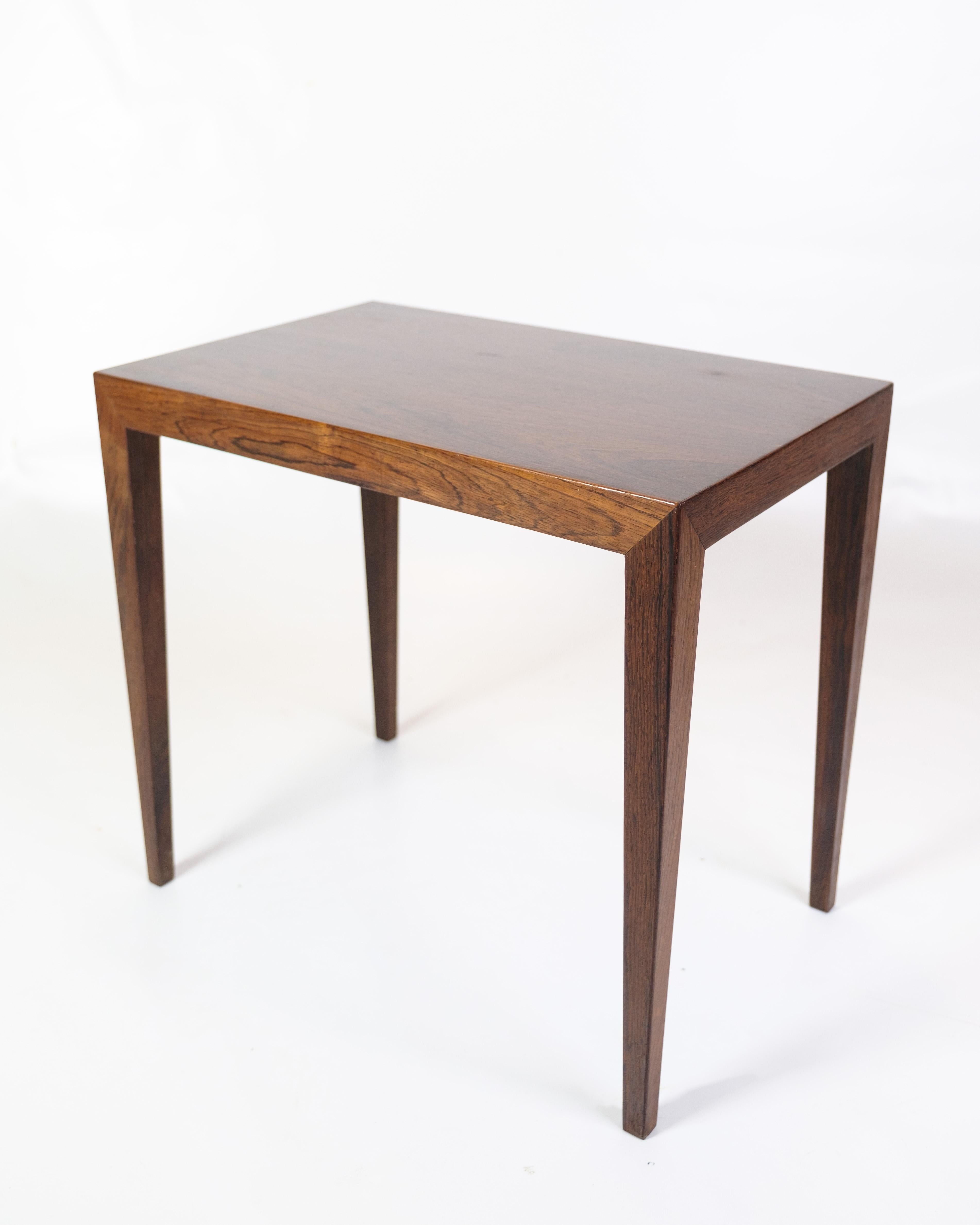 Set Of Side Tables Made In Rosewood By Severin Hansen From 1960s For Sale 8