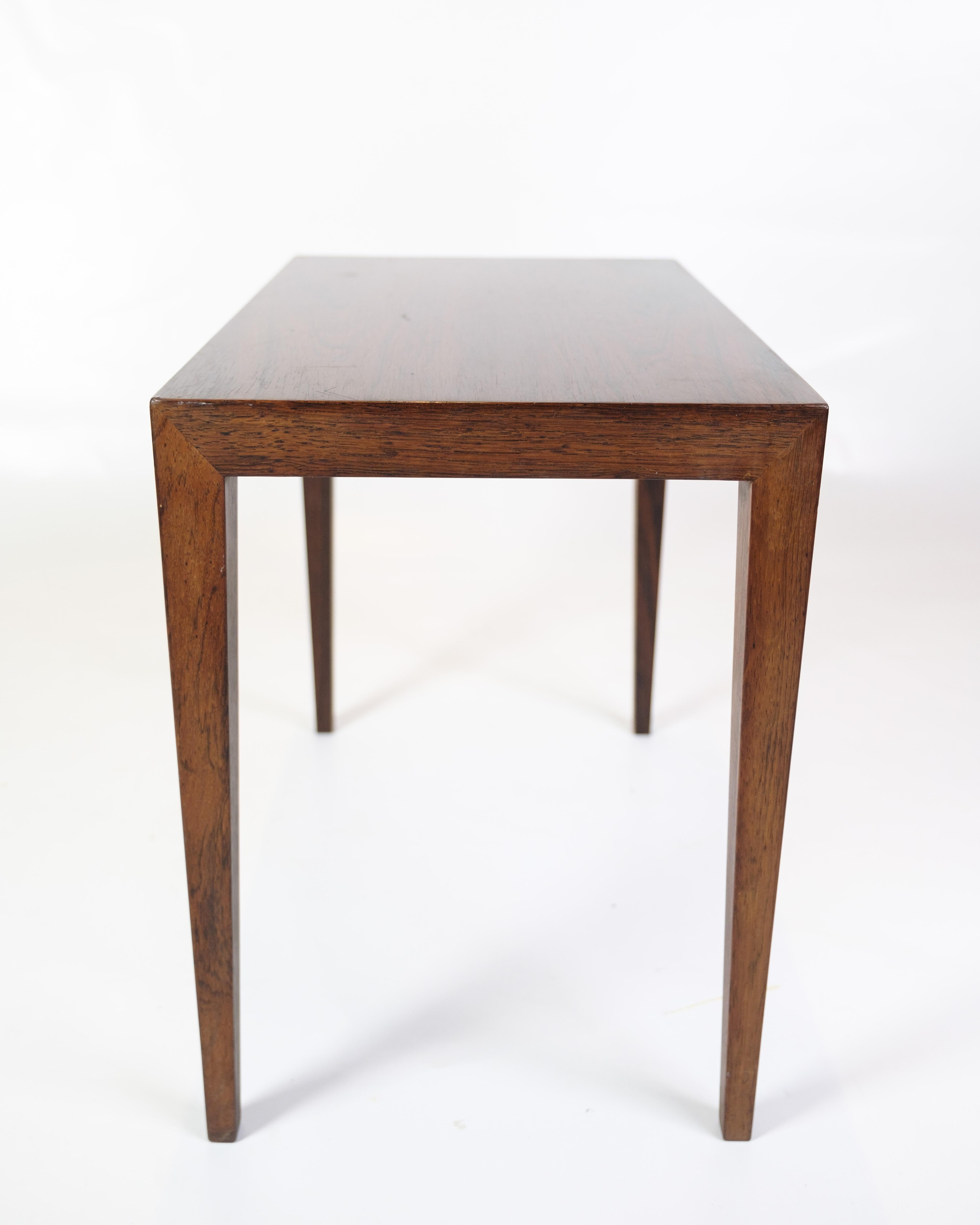 Mid-Century Modern Set Of Side Tables Made In Rosewood By Severin Hansen From 1960s For Sale