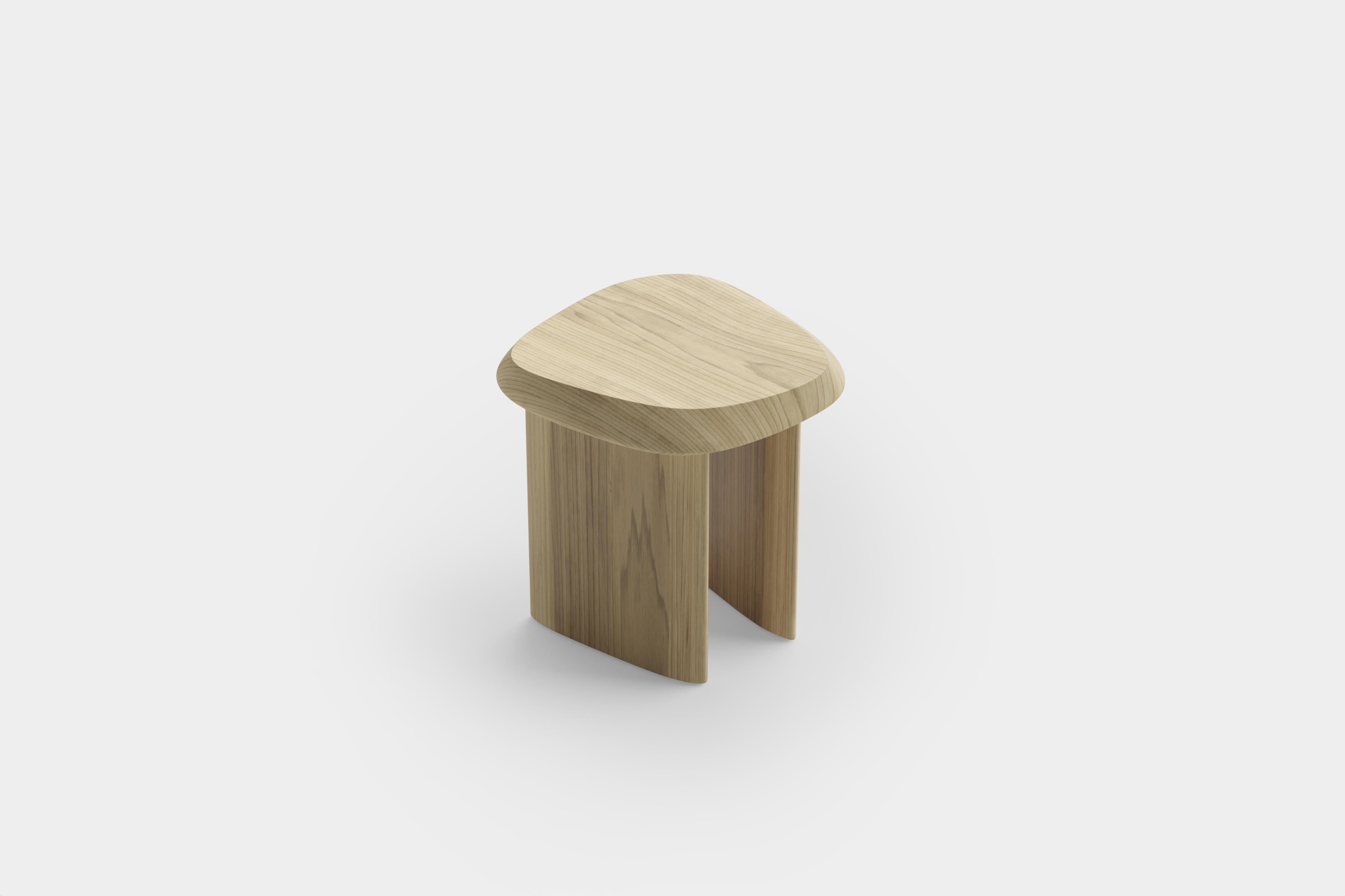 Set of Side Tables & Small Coffee Table Poplar Duna Collection by Joel Escalona 2