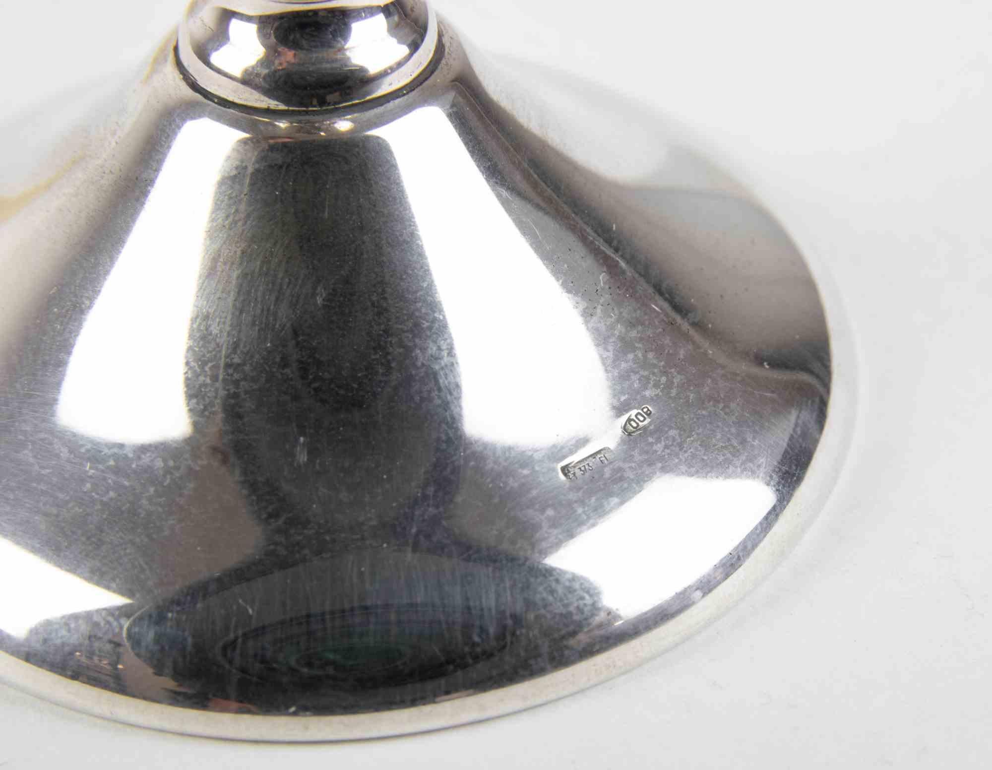Set of Silver Glasses, italy, mid-20th Century For Sale 1