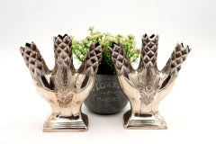 Set of silver jugs in the modernist style
