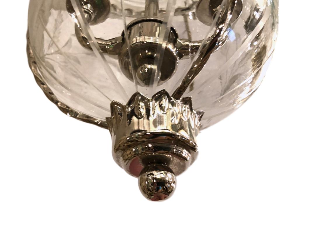 Mid-20th Century Set of Silver-Plated Lanterns, Sold Individually For Sale