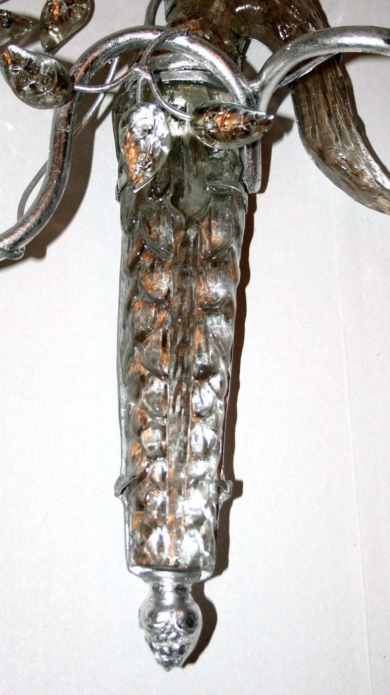 Set of Silver Plated Parrot Sconces, Sold Per Pair For Sale 1