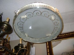 Set of Silver Plated Pendant Light Fixtures, Sold Individually