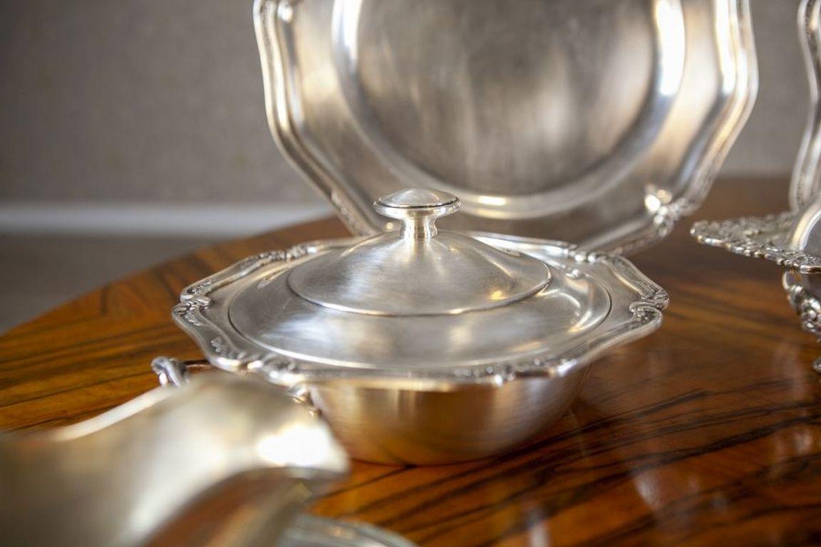 Set of Silver Plated Tableware SIVAR Hallmark From the Mid-20th Century For Sale 1