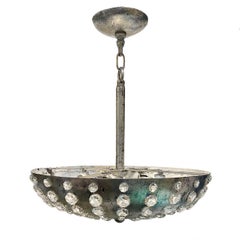 Set of Silver Plated with Crystal Insets, Sold Individually