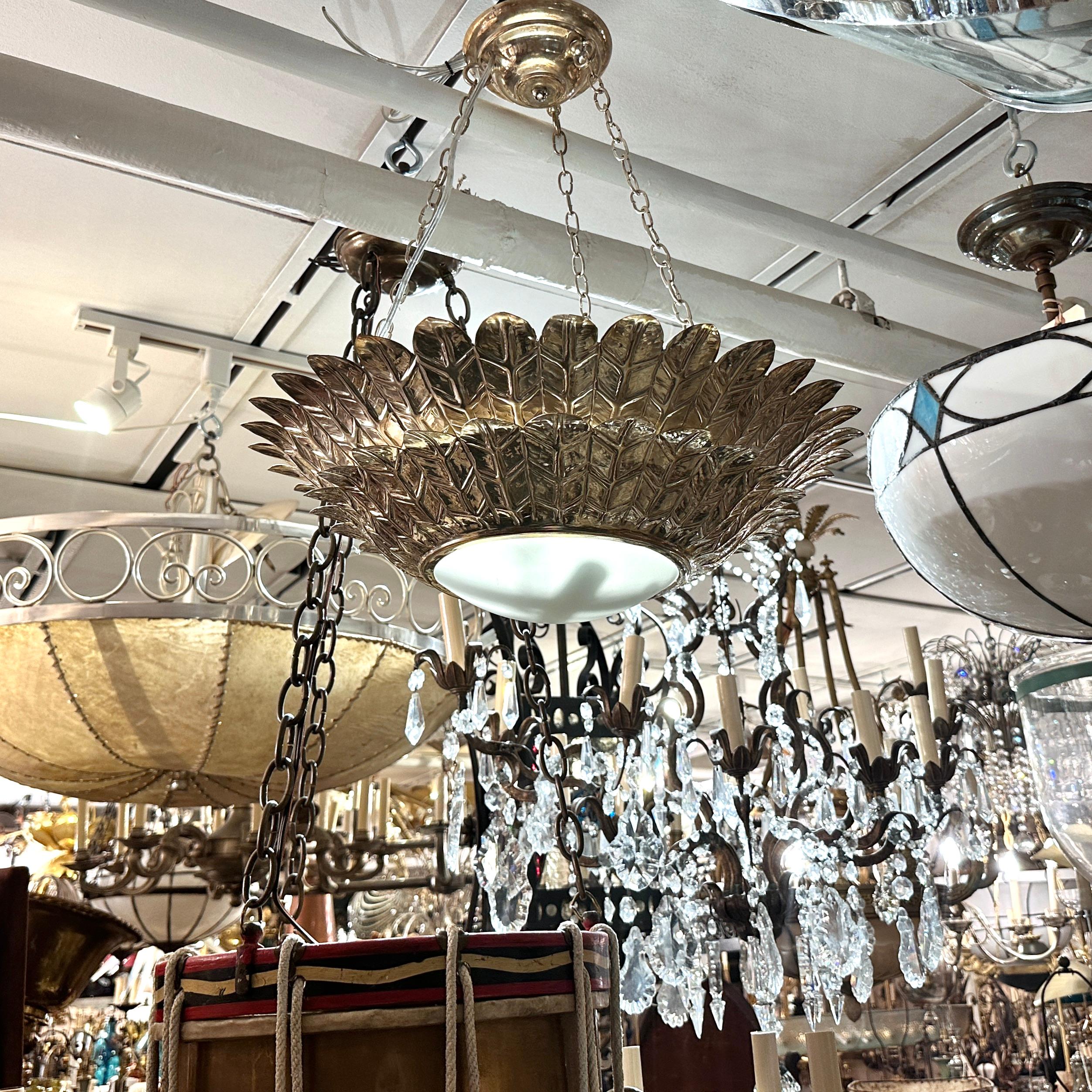 Mid-20th Century Set of Silver Sunburst Light Fixtures, Sold Individually For Sale