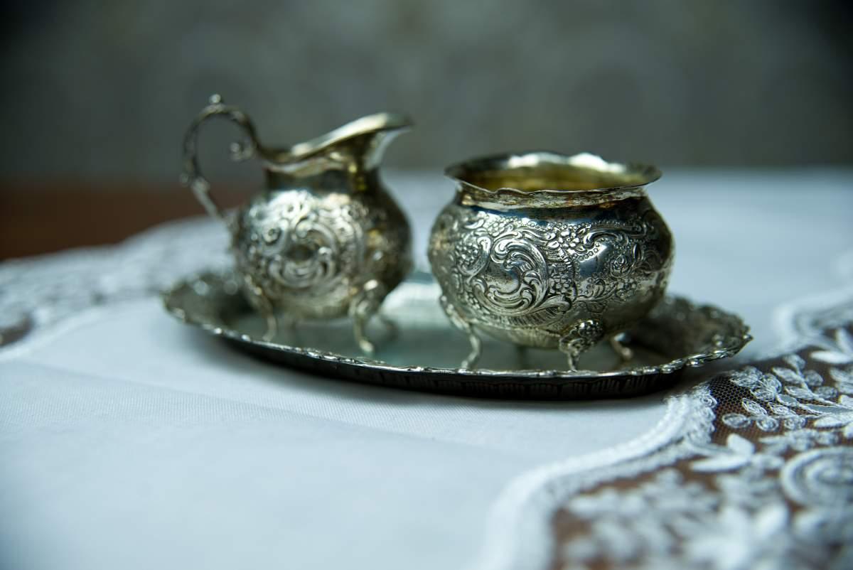 Set of Silver Vessels from the First Half of the 20th Century In Good Condition For Sale In Opole, PL