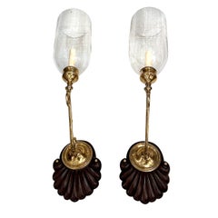 Juego de apliques angloindios de una luz, se venden por pares