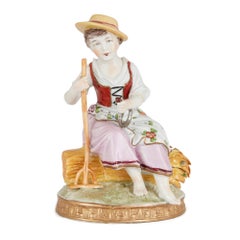 Set of Sitzendorf Porcelain Figures of the Four Seasons