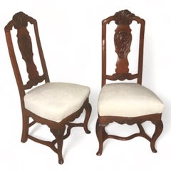 Set of Six 18th century Baroque Chairs, Germany 1750