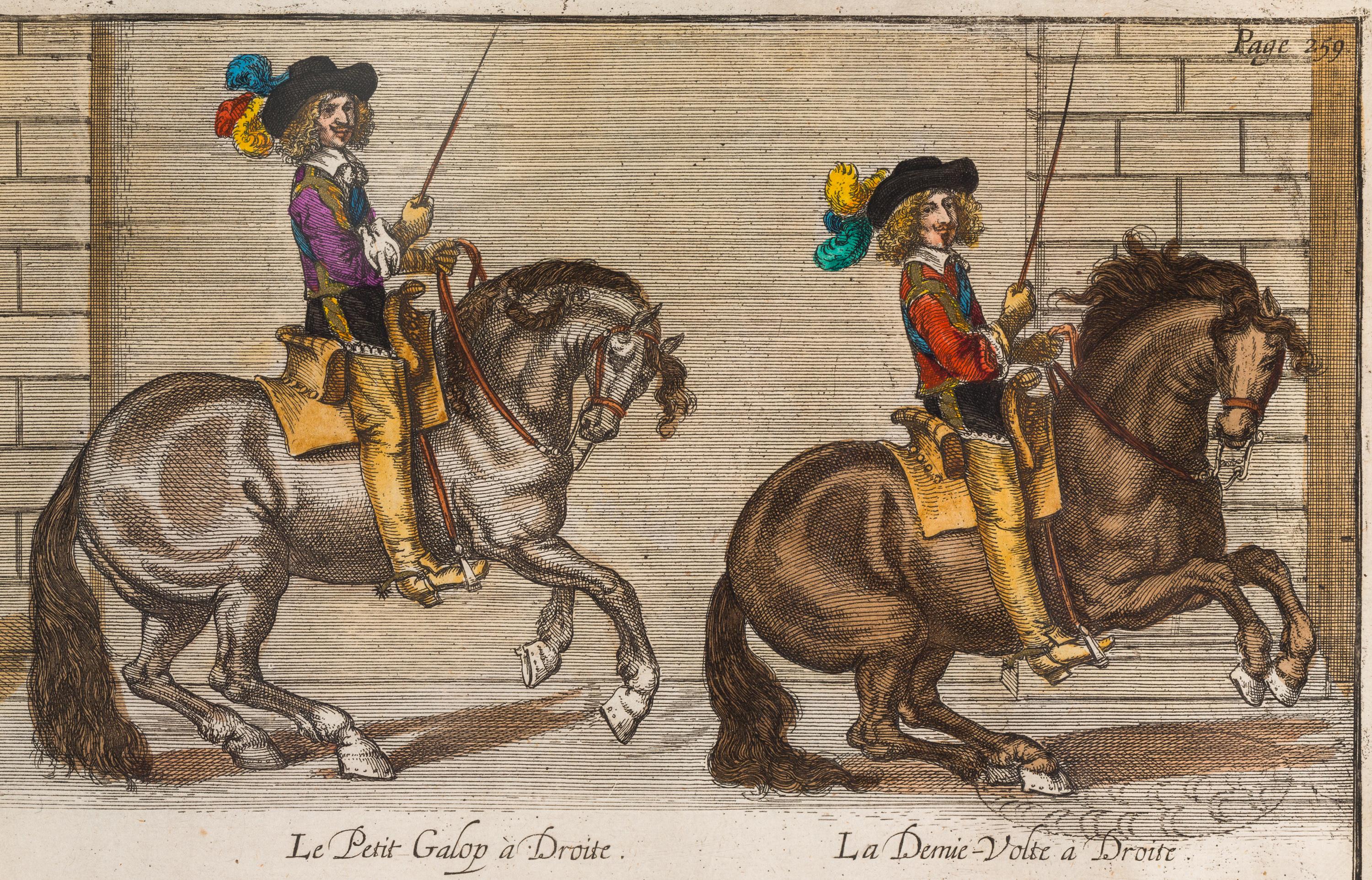 Set of Six 18th Century Equestrian Engravings of Dressage, after Diepenbeeck 5