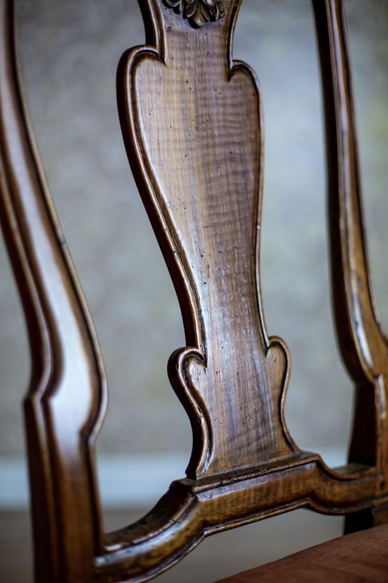 Set of Six 18th Century Walnut Chairs 6