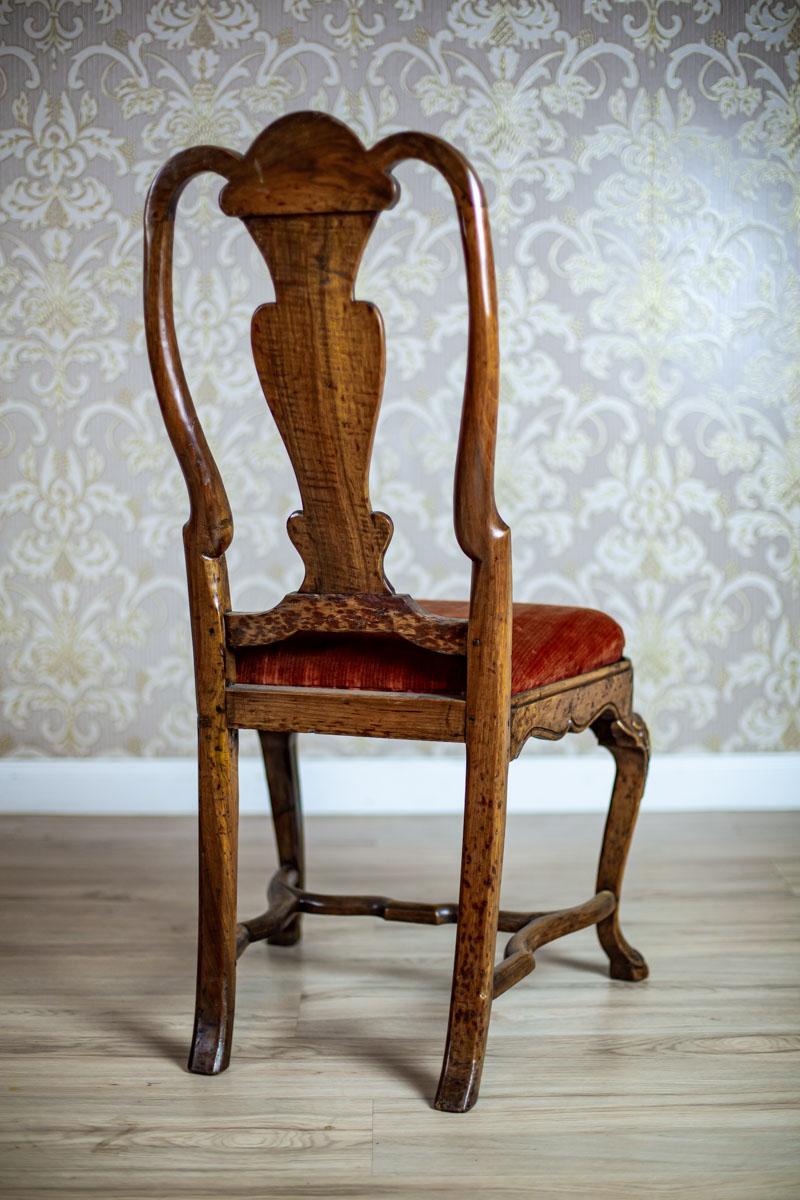 Set of Six 18th Century Walnut Chairs In Good Condition In Opole, PL