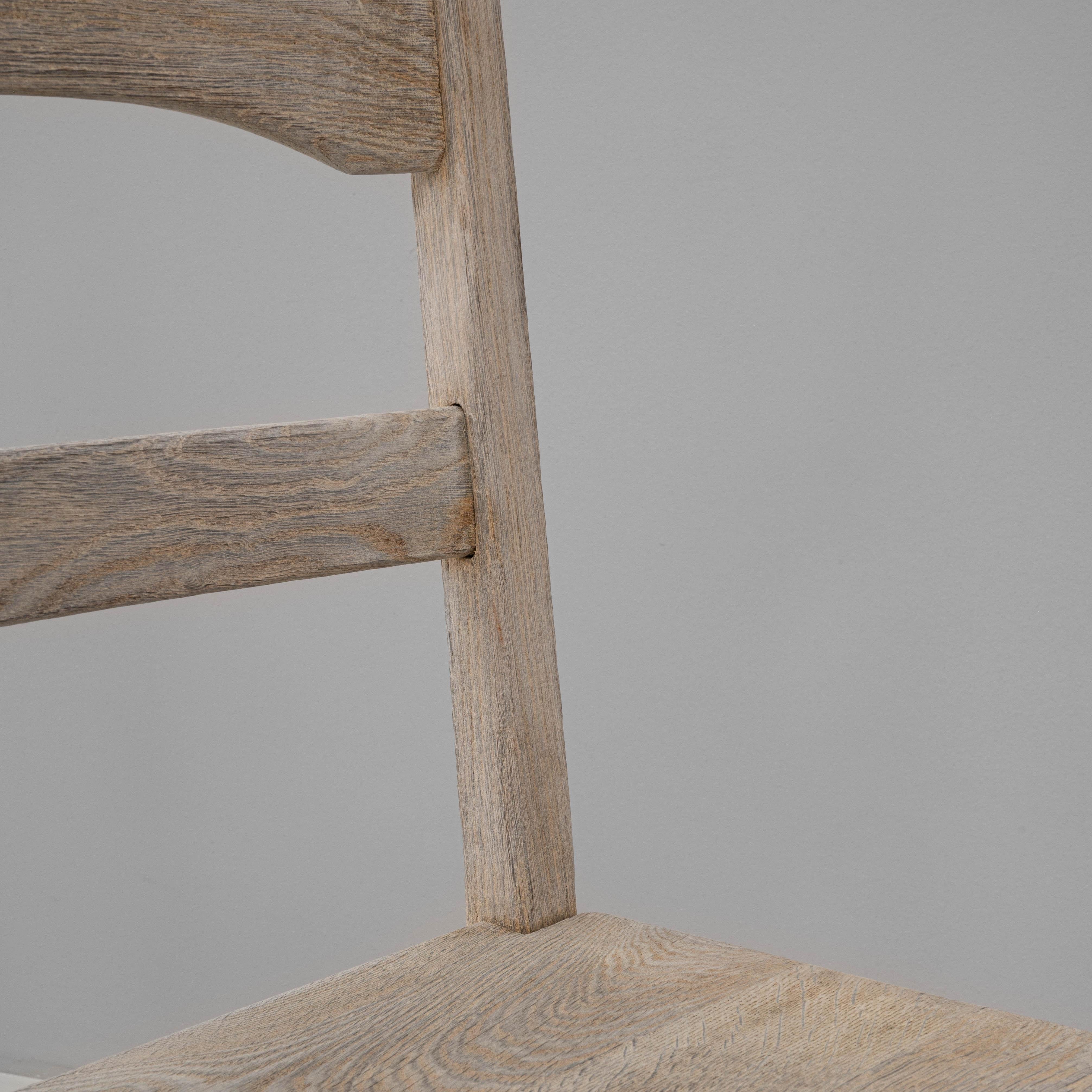 Set di sei sedie da pranzo francesi del 1900 in Oak in vendita 1
