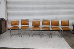 Set of Six 1930s Early Edition Rowland Wilton-Cox for PEL Tubular Side Chairs