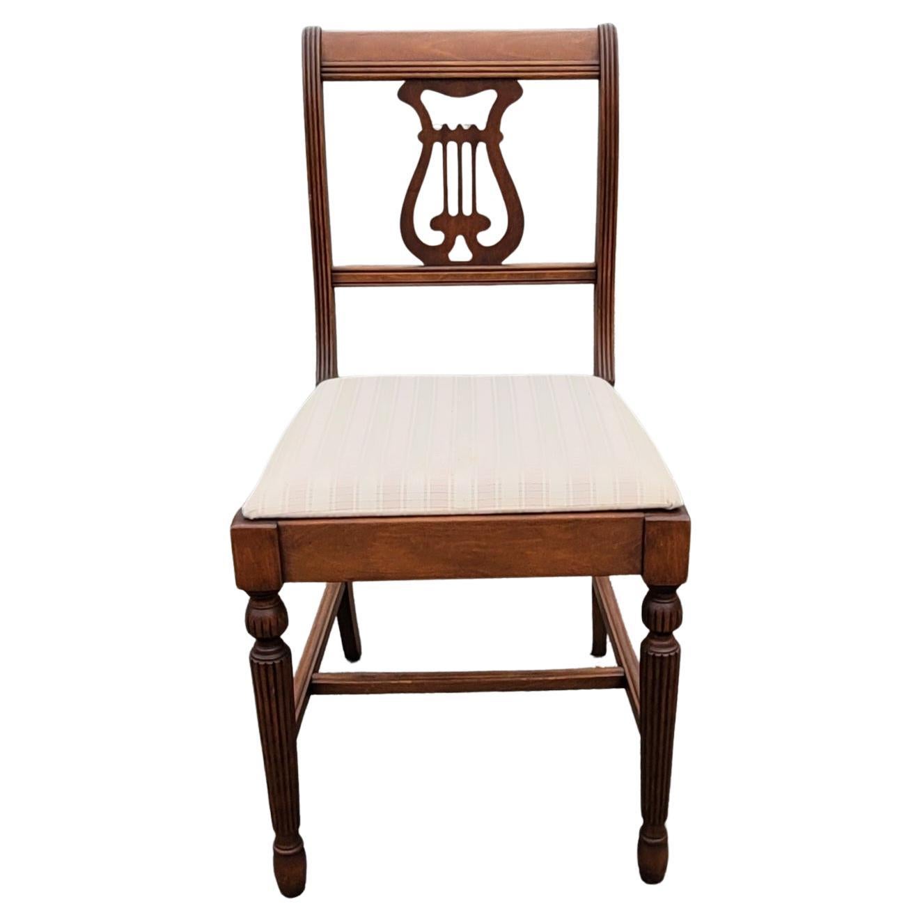 lyre back chair