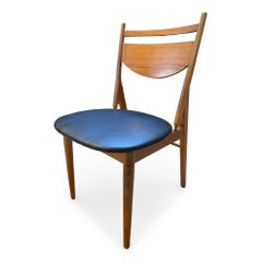 Set of Six 1959 Greta Magnusson-Grossman Walnut Dining Chairs for Glenn of Calif