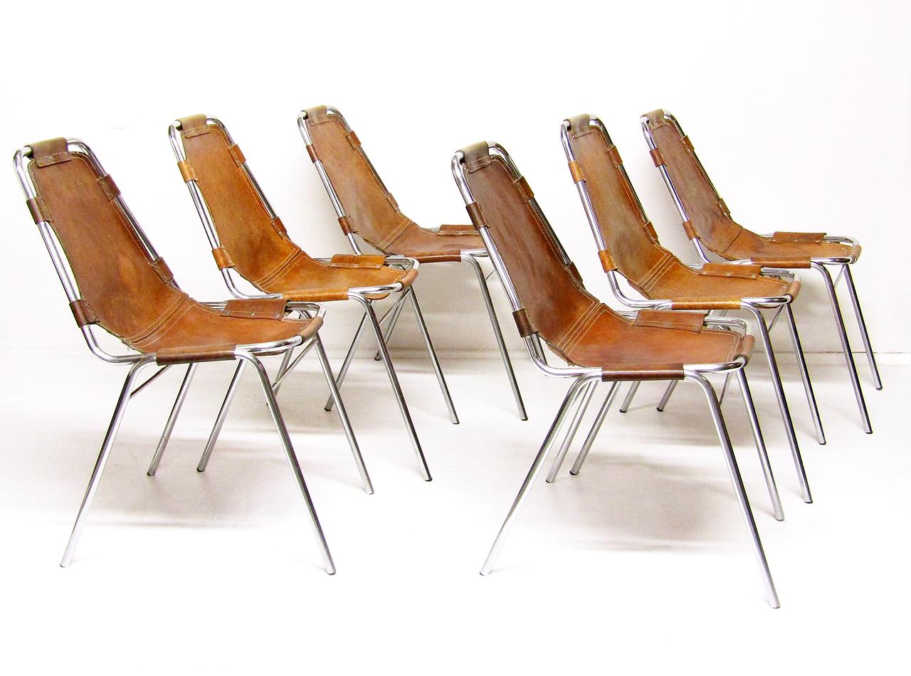 Set of Six 1960s Charlotte Perriand 