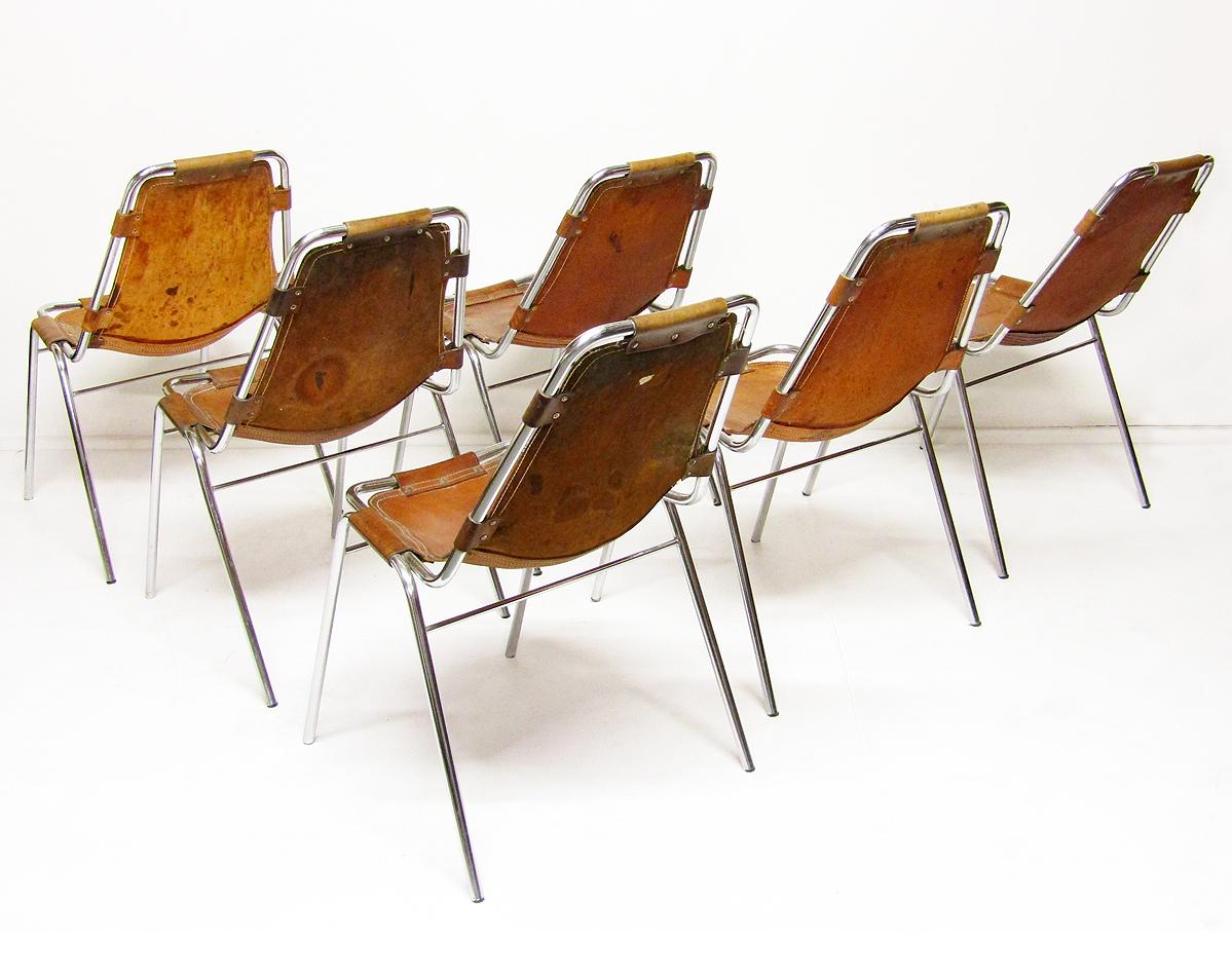 Set of Six 1960s Charlotte Perriand 