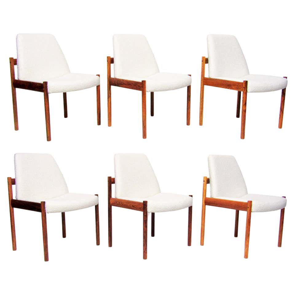 1960s Norwegian Rosewood and Chrome Extending Dining Table by Hans ...