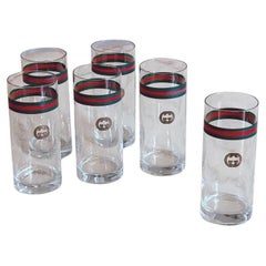 Set of Six 1970s Gucci Glasses