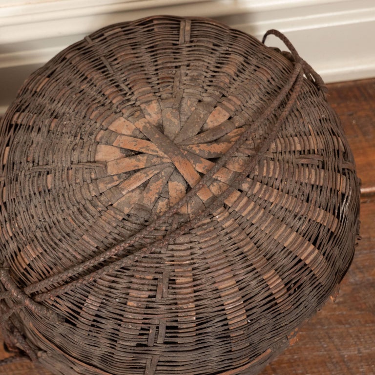 Set Of Six 19th Century African Woven Baskets With Lids Mali For Set Of Six 19th Century African Woven Baskets With Lids Mali For 11