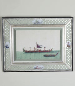 Set of Six 19th Century Chinese Ricepaper Paintings