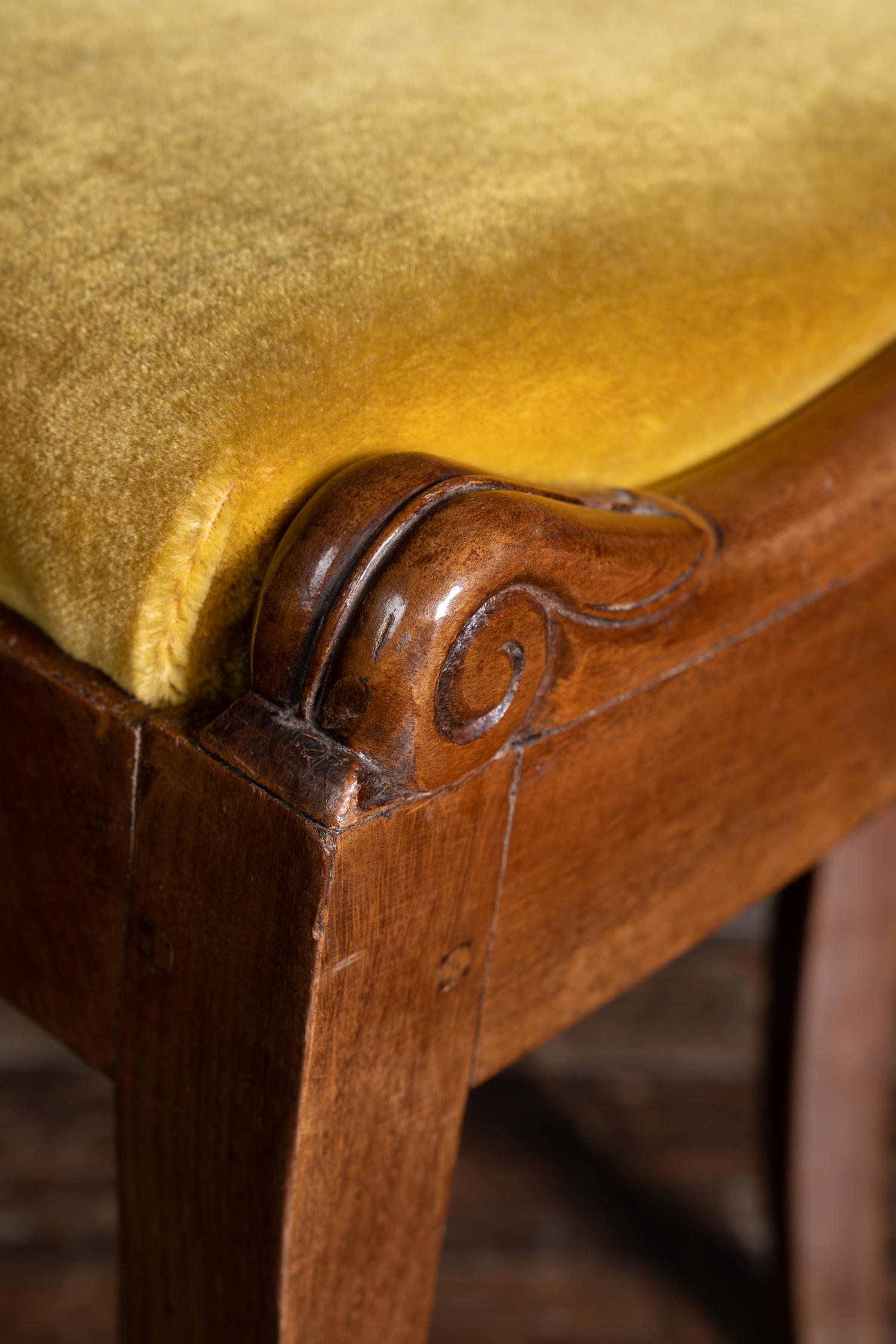 Ensemble de six chaises d'appoint Empire du XIXe siècle Bon état - En vente à New Orleans, LA