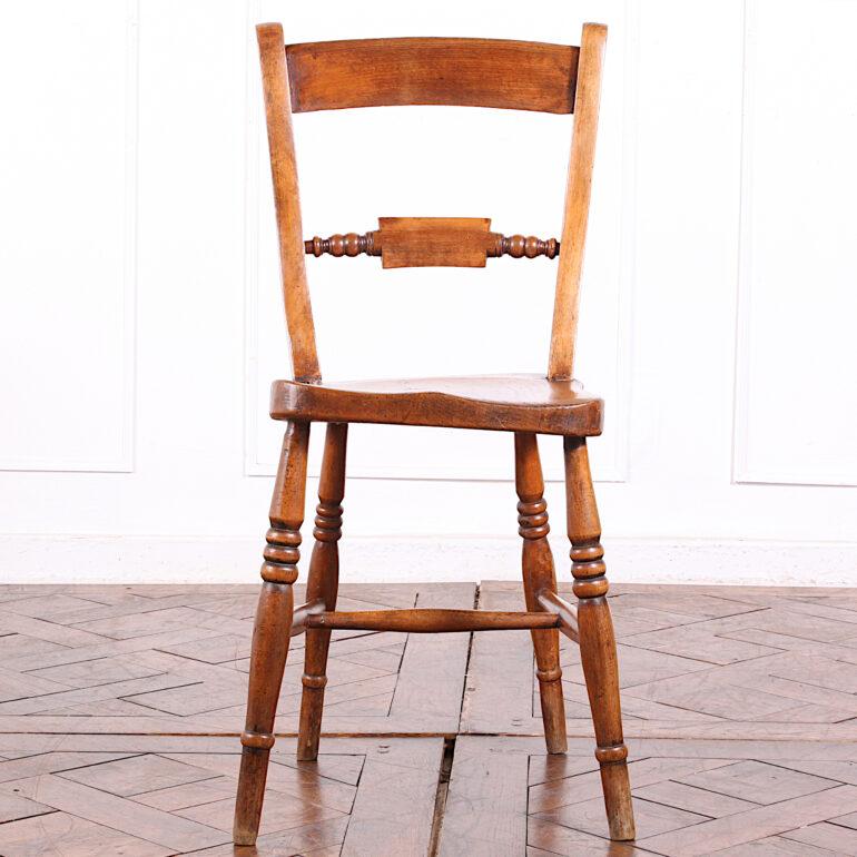 Set of Six 19th Century English Country Chairs In Good Condition In Vancouver, British Columbia