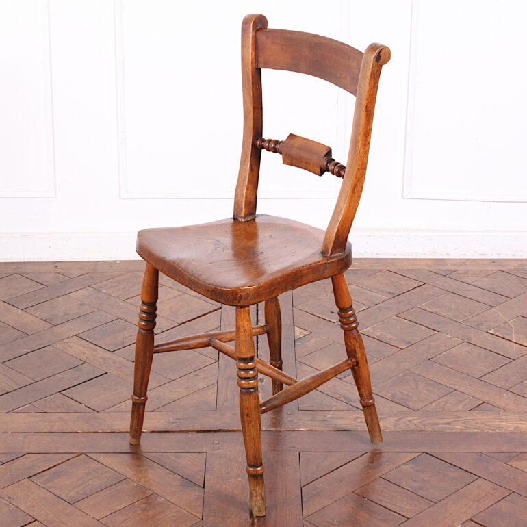 Set of Six 19th Century English Country Chairs 3