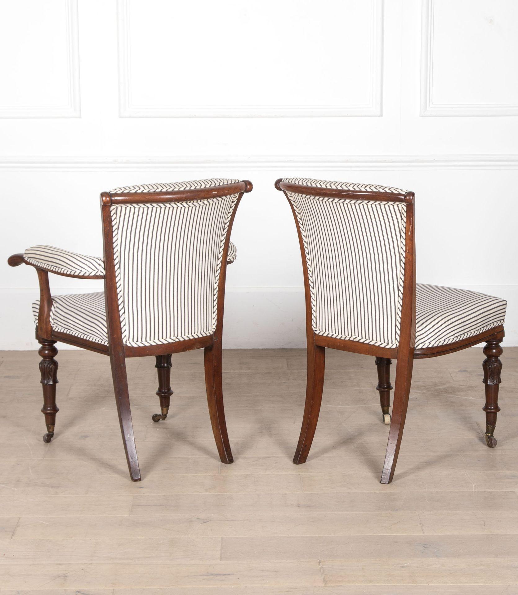 Set of Six 19th Century English Dining Chairs For Sale 1