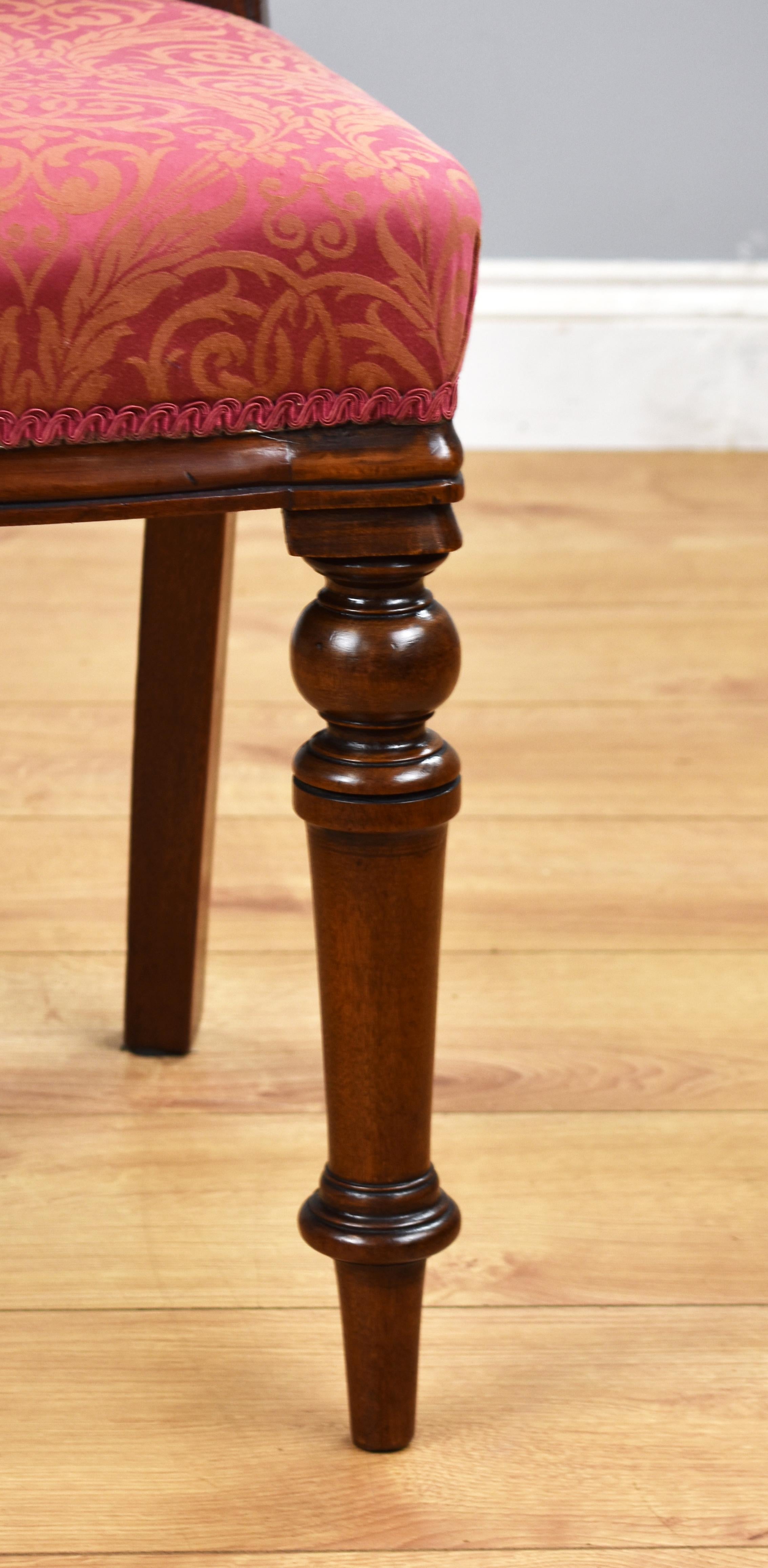 Set of Six 19th Century English Victorian Mahogany Dining Chairs 2