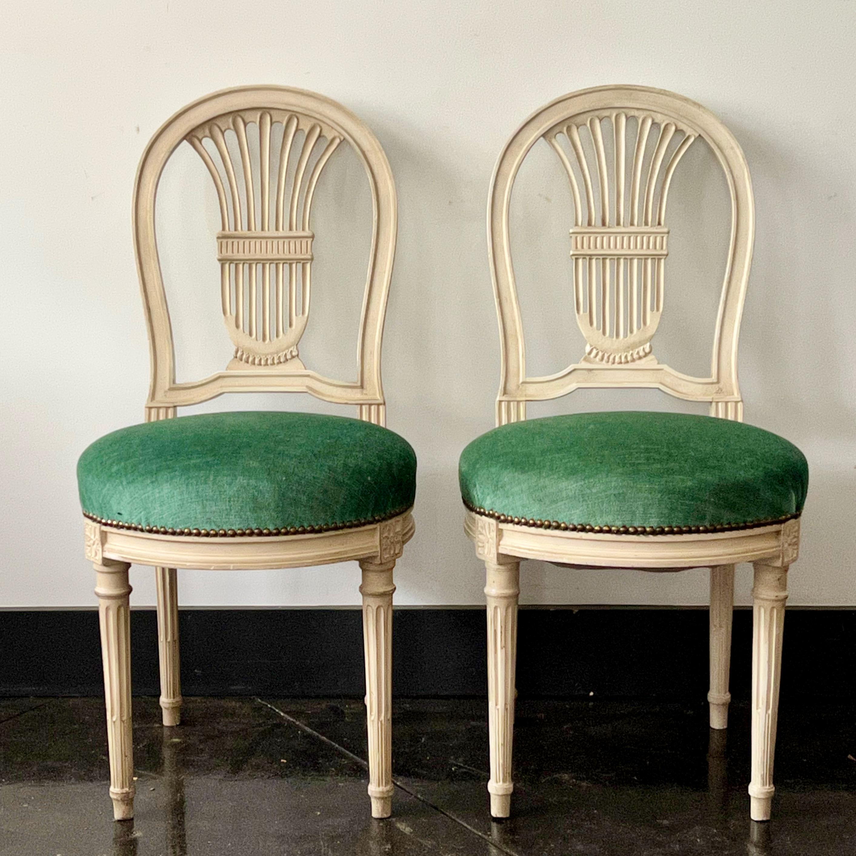 Set of Six 19th Century French Chairs For Sale at 1stDibs