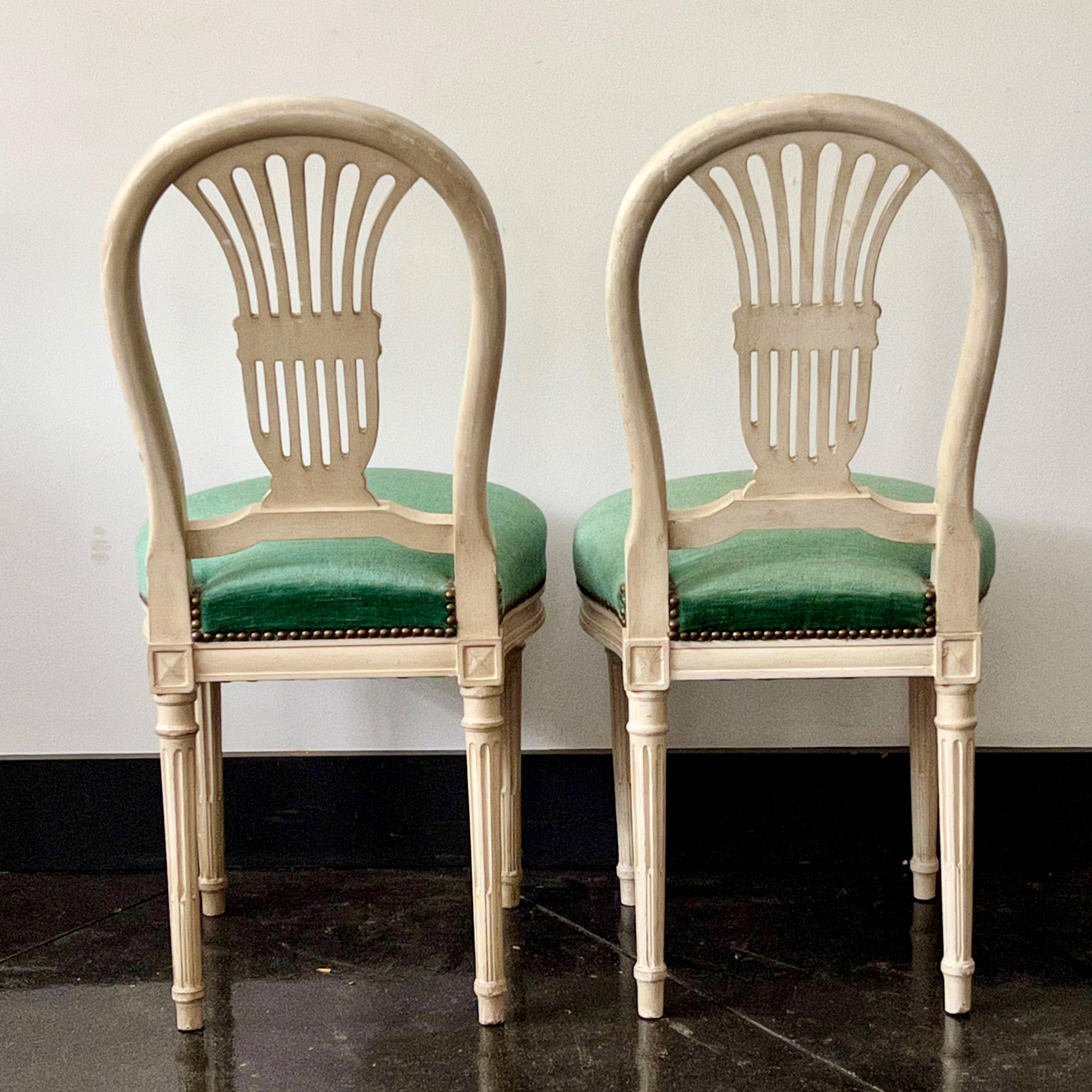 Set of Six 19th Century French Chairs For Sale at 1stDibs