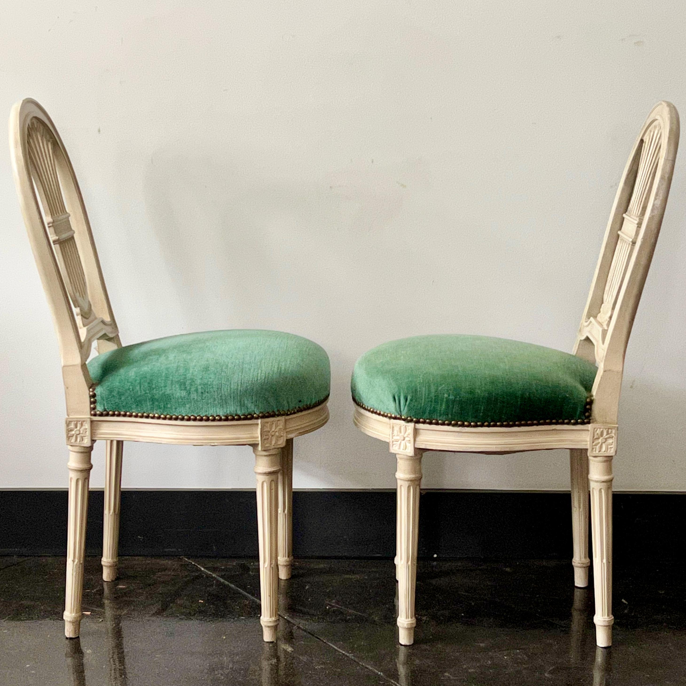 Set of Six 19th Century French Chairs For Sale at 1stDibs
