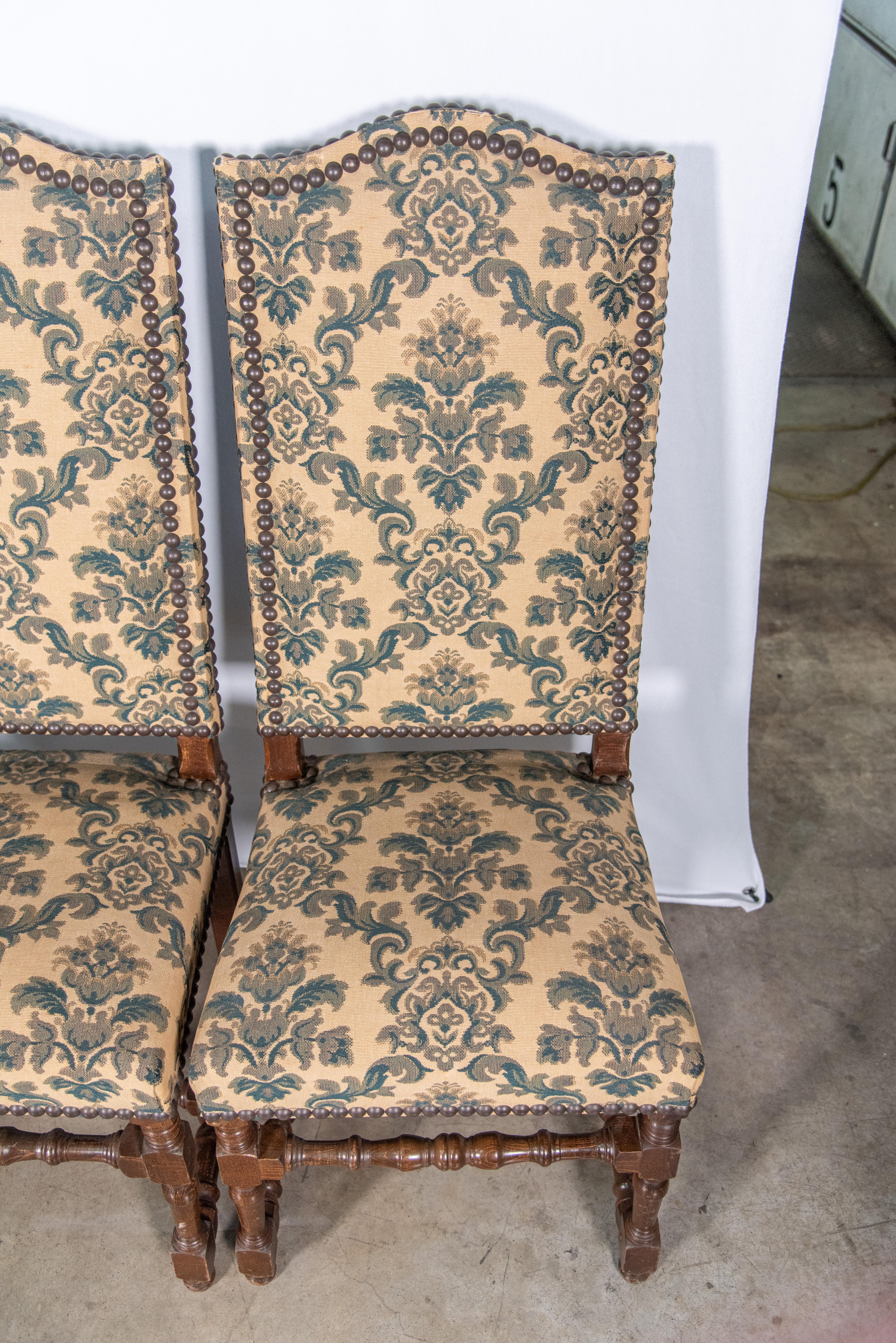 Late 19th Century Set of Six 19th Century French Dining Chairs For Sale