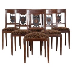 Set of Six 19th Century French Napoleon III Dining Chairs
