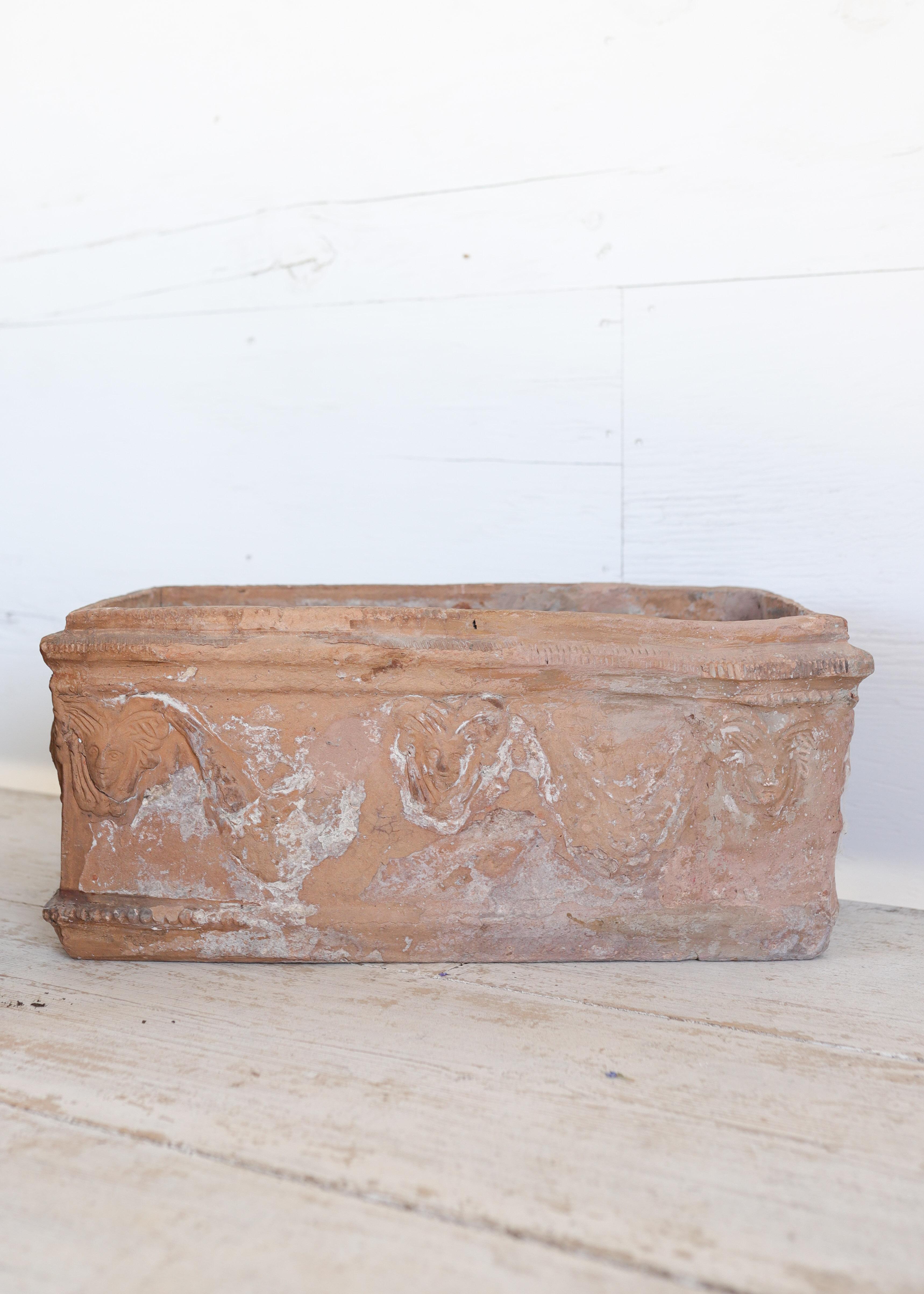 Set of Six 19th Century French Terracotta Planters In Good Condition For Sale In Atlanta, GA