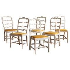 Set of Six 19th Century Gustavian Chairs
