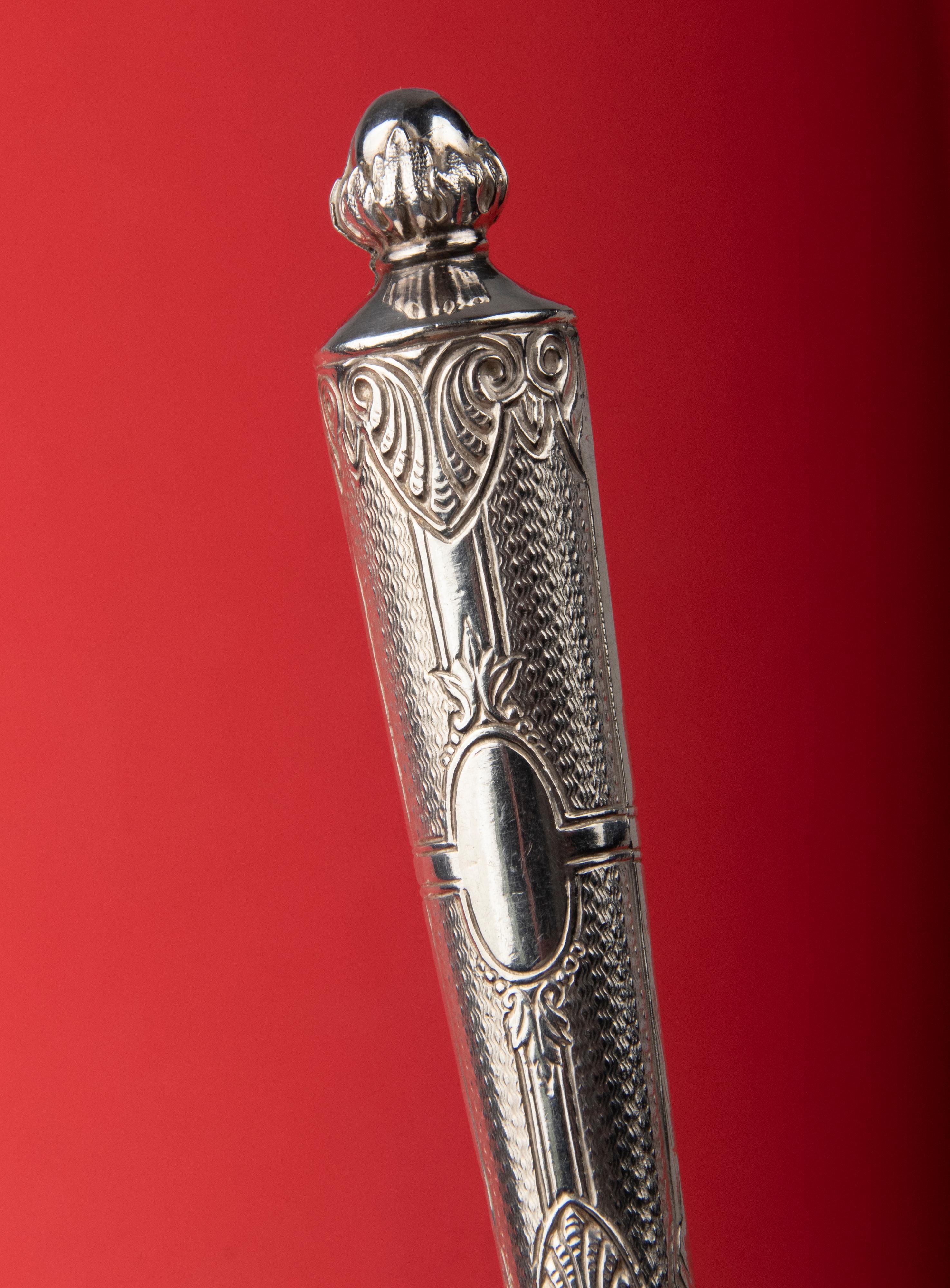 Set of Six 19th Century Silver Oyster Forks 6