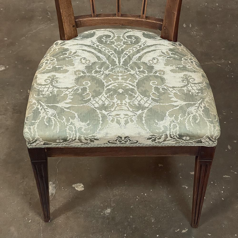 Set of Six 19th Century Swedish Dining Chairs For Sale 5