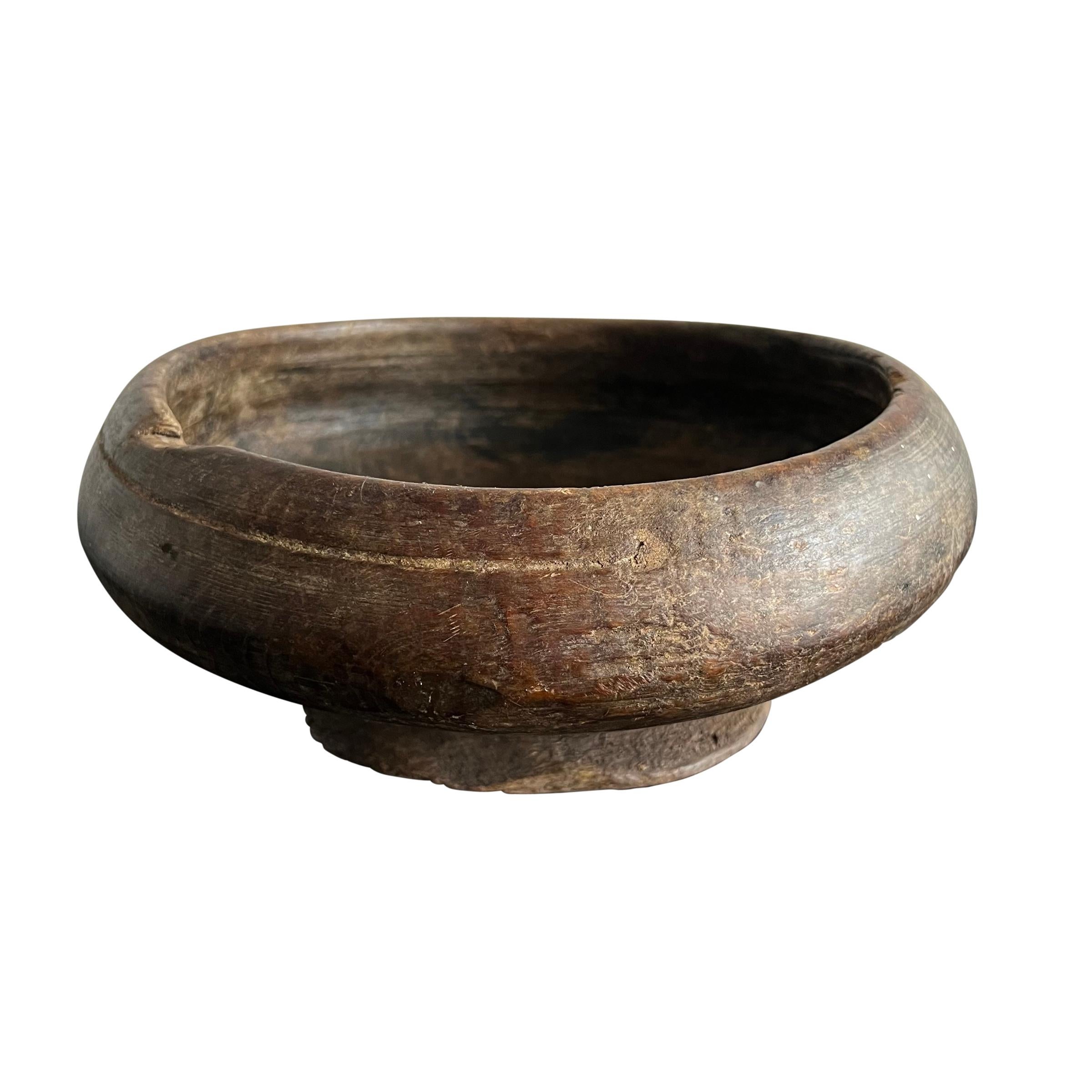Turned Set of Six 19th Century Tibetan Buddhist Alms Bowls