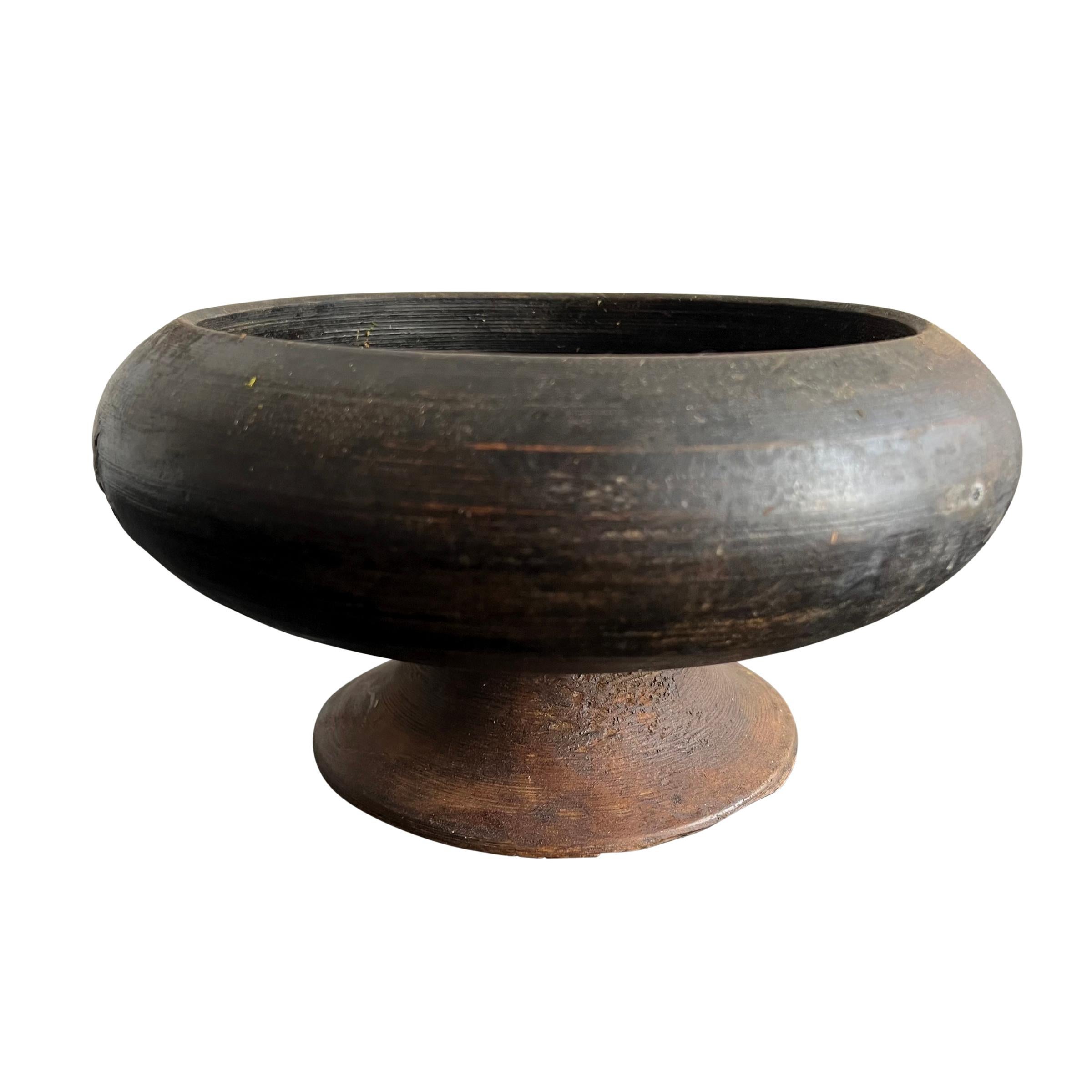 Wood Set of Six 19th Century Tibetan Buddhist Alms Bowls